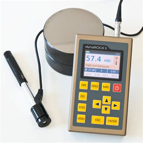 Digital rebound hardness tester dynaRock II (Leeb)